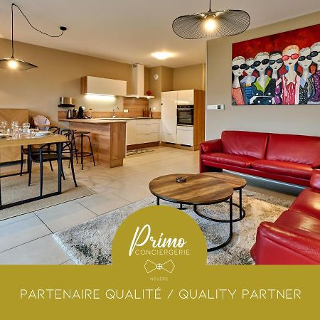 Le Manou, Appartement Neuf Avec Terrasse, Parking Sous-Terrain & Ascenseur By Primo C0Nciergerie Nevers Esterno foto